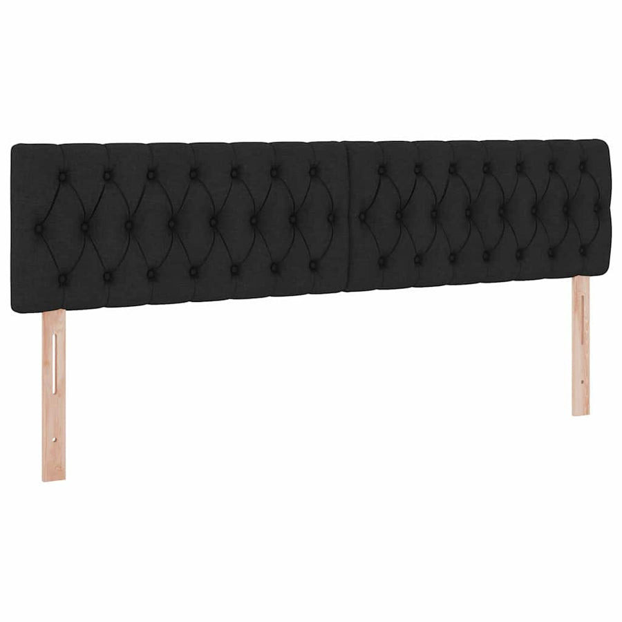 Opbergbed met matras met matras Zwart 180 x 200 cm Bewerkt hout