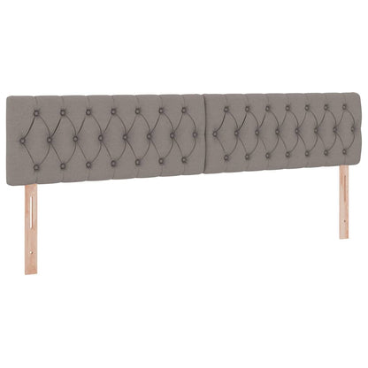 Opbergbed met matras met matras Taupe 200 x 200 cm Bewerkt hout