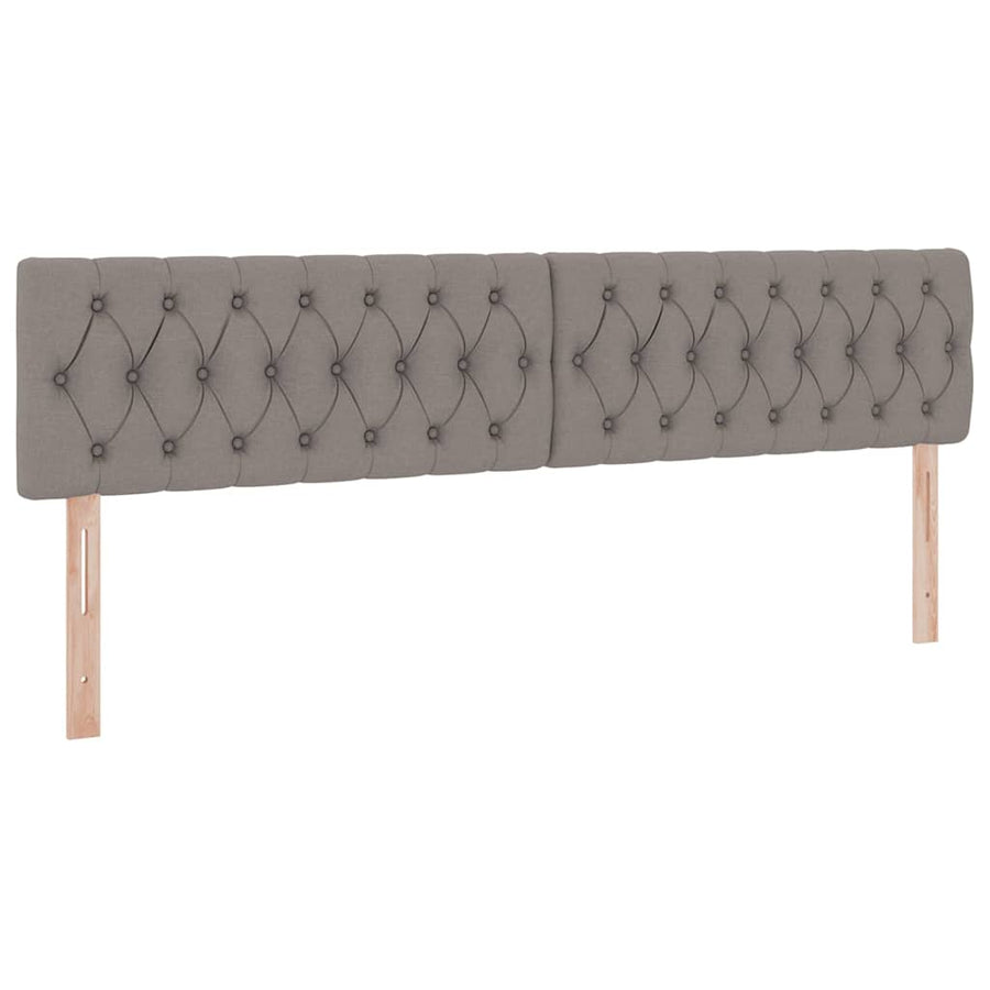 Opbergbed met matras met matras Taupe 200 x 200 cm Bewerkt hout