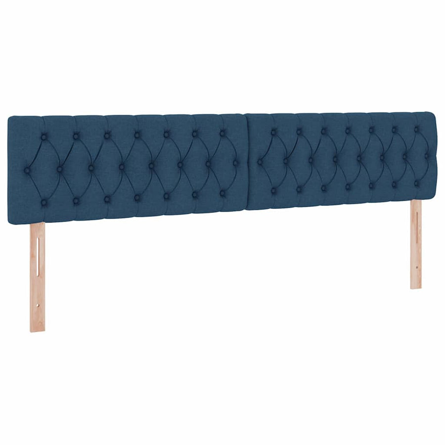 Opbergbed met matras met matras Blauw 200 x 200 cm Bewerkt hout