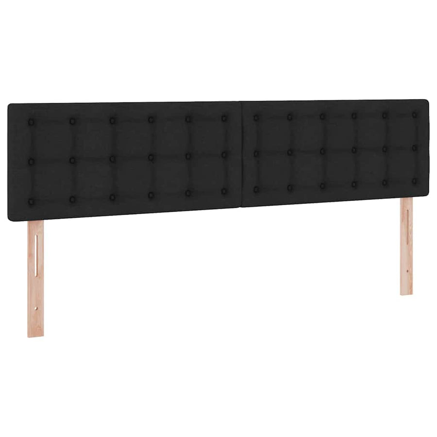 Opbergbed met matras met matras Zwart 180 x 200 cm Bewerkt hout