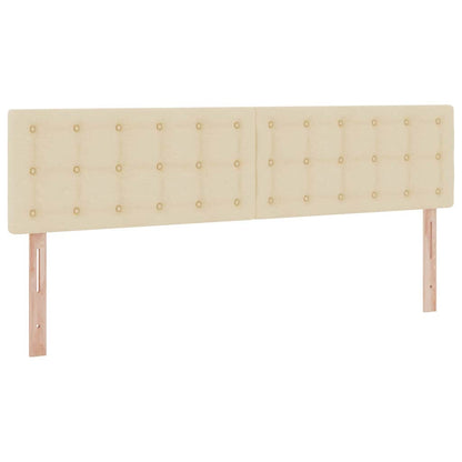 Opbergbed met matras met matras Crème 180 x 200 cm Bewerkt hout