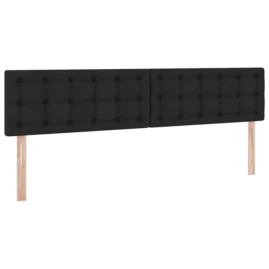 Opbergbed met matras met matras Zwart 200 x 200 cm Bewerkt hout