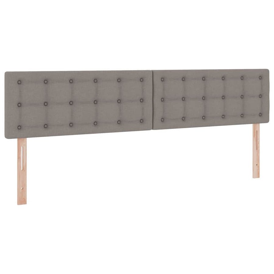 Opbergbed met matras met matras Taupe 200 x 200 cm Bewerkt hout