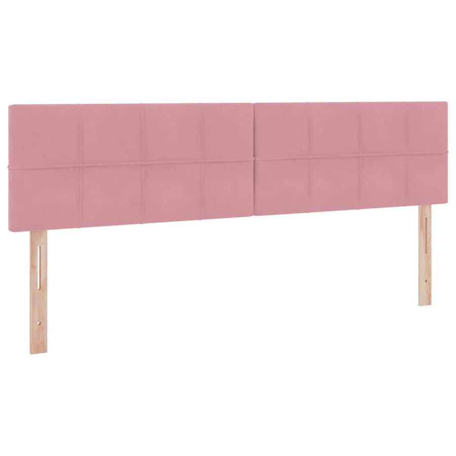 Opslag bed met matras met hoofdeinde Roze 100 x 200 cm