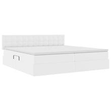 Bed met LED -striplichten Lichtgrijs 200 x 200 cm PVC