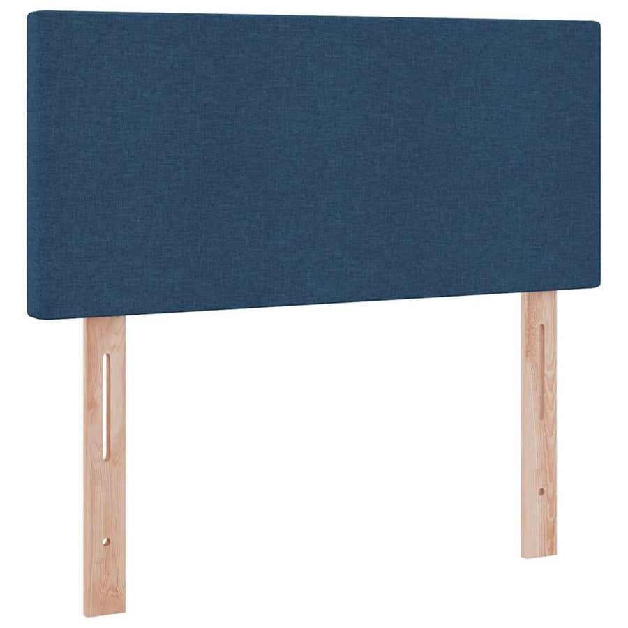 Opbergbed met LED met matras met LED Blauw 90 x 190 cm Stof