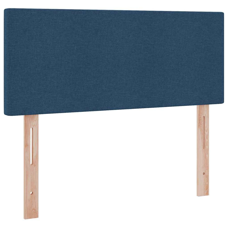 Opbergbed met LED met matras met LED Blauw 120 x 190 cm Stof