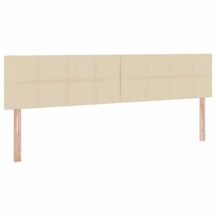 Opbergbed met LED met matras met LED Crème 200 x 200 cm Stof