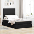 Opslag bed met matras met matras Zwart 120 x 200 cm Polyester