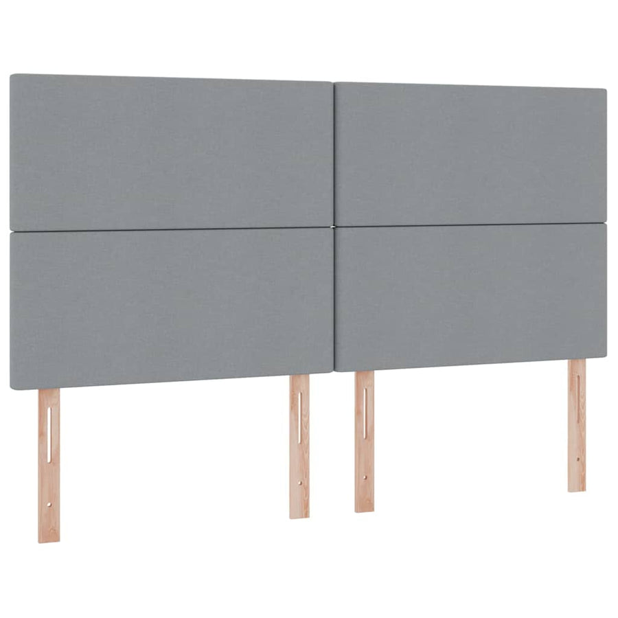Opslag bed met matras Lichtgrijs 180 x 200 cm Nep Leer