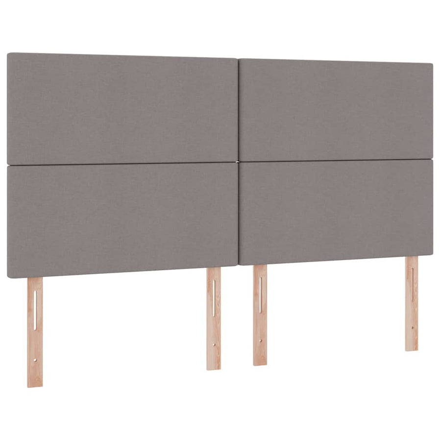 Opslag bed met matras met opslag Taupe 180 x 200 cm Nep Leer
