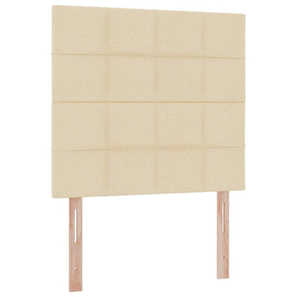 Opslag bed met matras met matras Crème 90 x 200 cm Polyester
