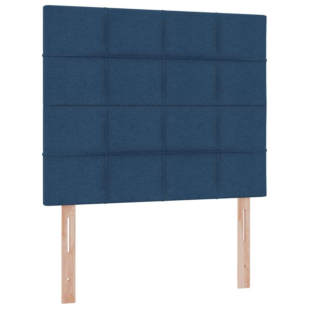Opslag bed met matras met matras Blauw 120 x 190 cm Stof