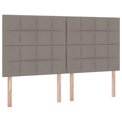 Opslag bed met matras met opslag Taupe 180 x 200 cm Nep Leer