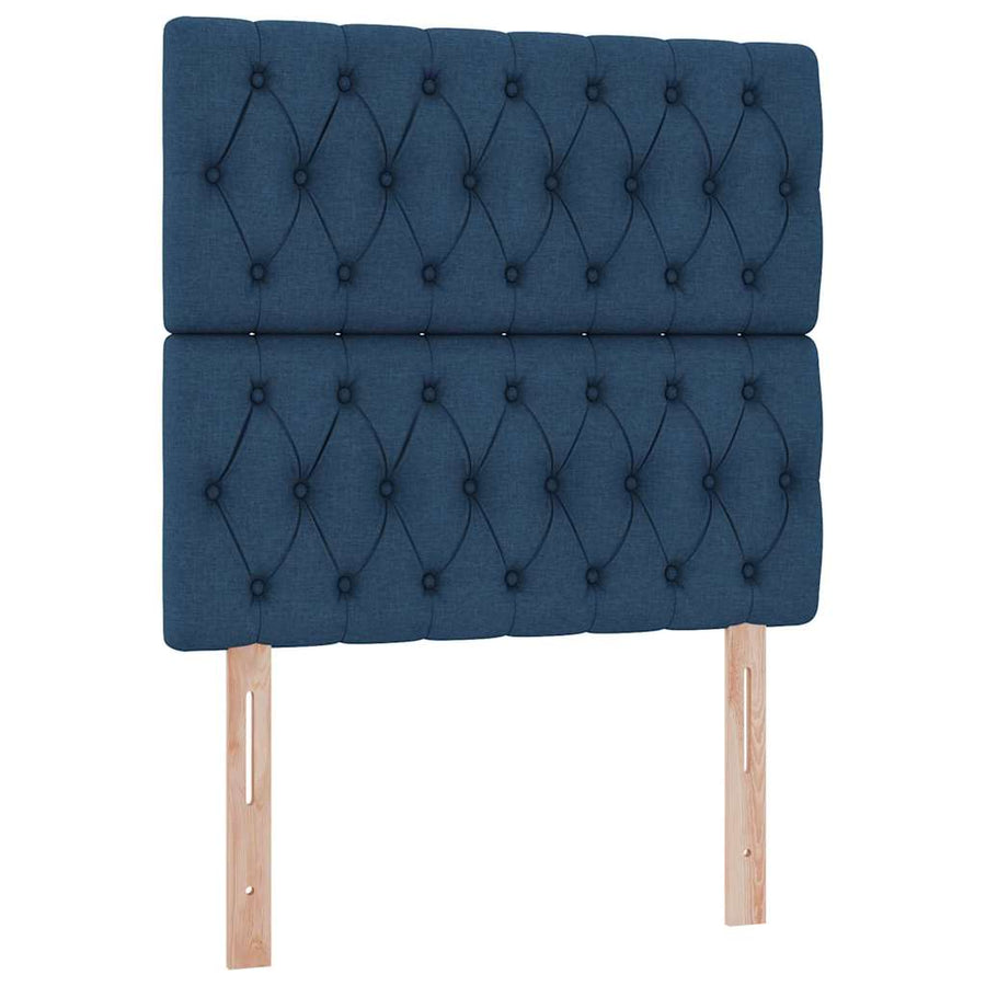 Opslag bed met matras met matras Blauw 90 x 190 cm Polyester