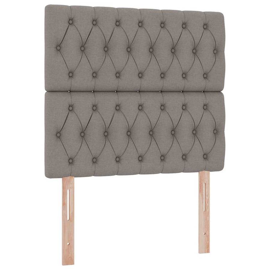 Opslag bed met matras met matras Taupe 90 x 200 cm Polyester