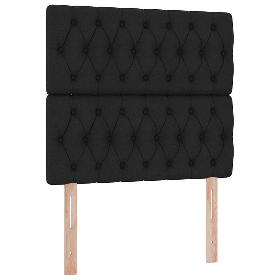 Opslag bed met matras met matras Zwart 100 x 200 cm Polyester