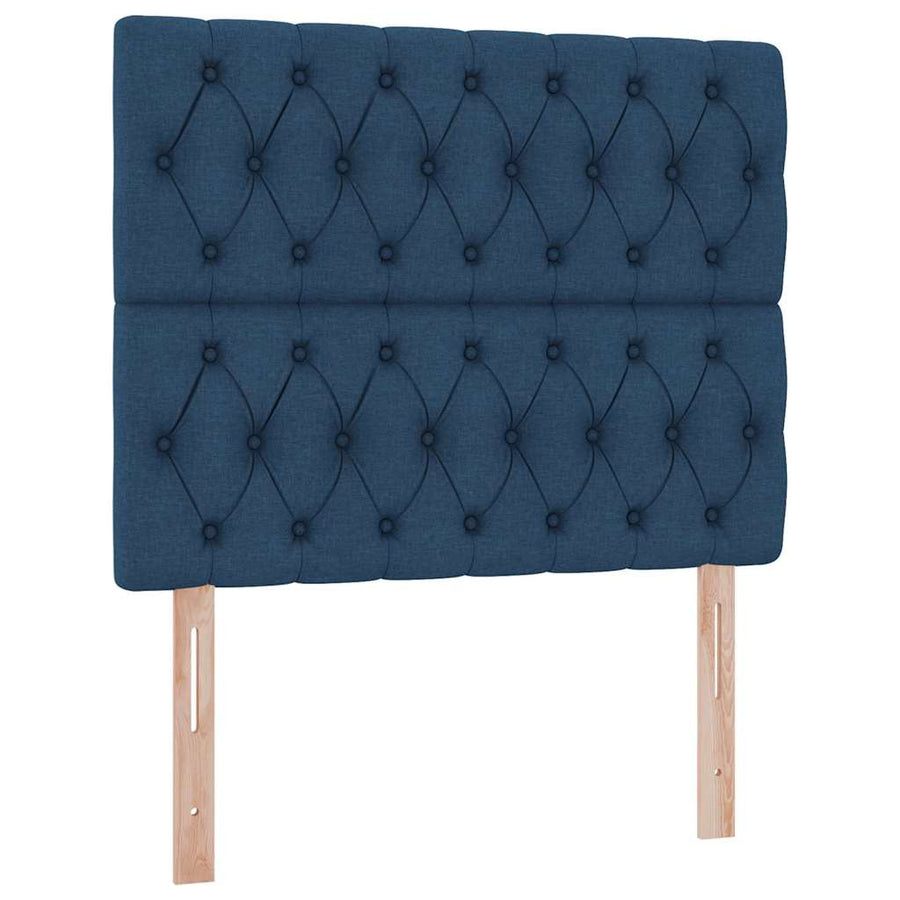 Opslag bed met matras met matras Blauw 120 x 190 cm Stof