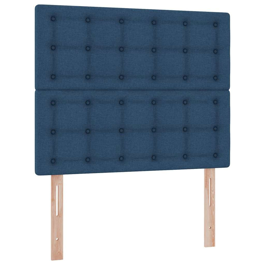 Opslag bed met matras met matras Blauw 120 x 190 cm Stof