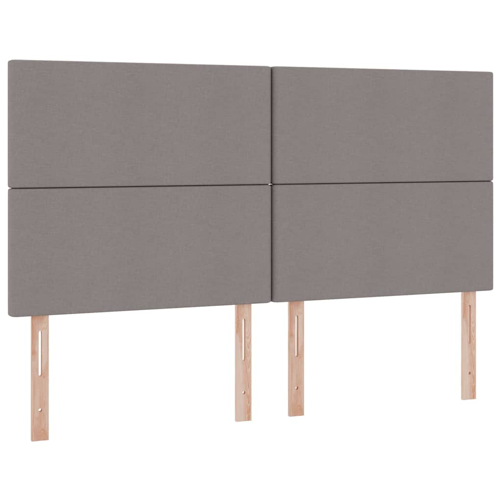 Opslag bed met matras met opslag Taupe 180 x 200 cm Nep Leer
