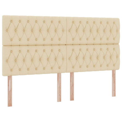 Opslag bed met matras met opslag Crème 180 x 200 cm Nep Leer