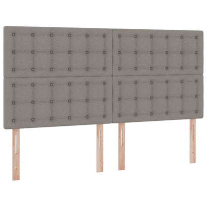 Opslag bed met matras met opslag Taupe 180 x 200 cm Nep Leer