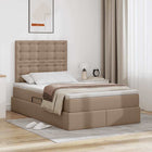 Opbergbed 120x200 cm Cappuccino met LED