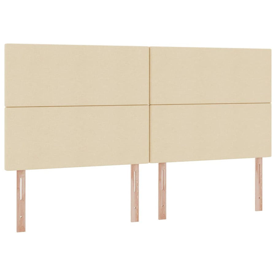 Opbergbed met LED met matras Crème 200 x 200 cm Polyester