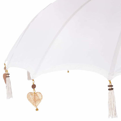Balinese parasol met basis 250 190 x 190 x 250 cm