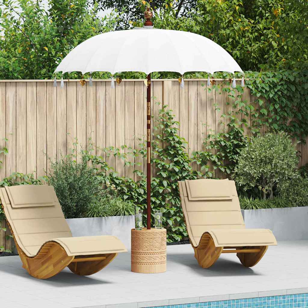 Balinese parasol met basis 250 190 x 190 x 250 cm