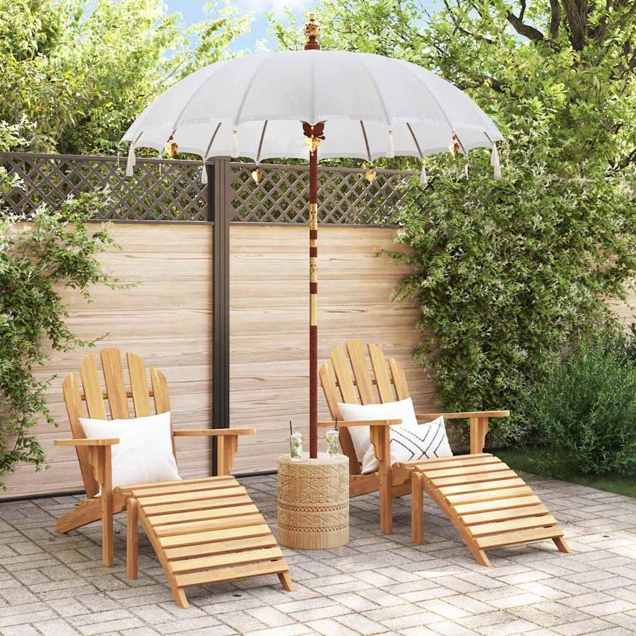 Balinese parasol met basis 250 190 x 190 x 250 cm