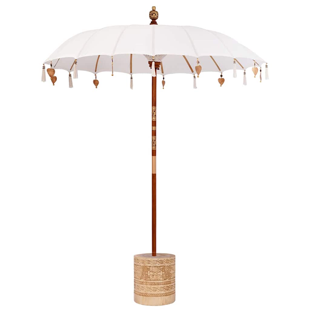 Balinese parasol met basis 250 190 x 190 x 250 cm