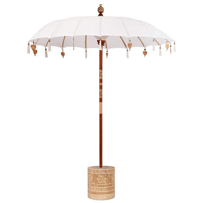 Balinese parasol met basis 250 190 x 190 x 250 cm