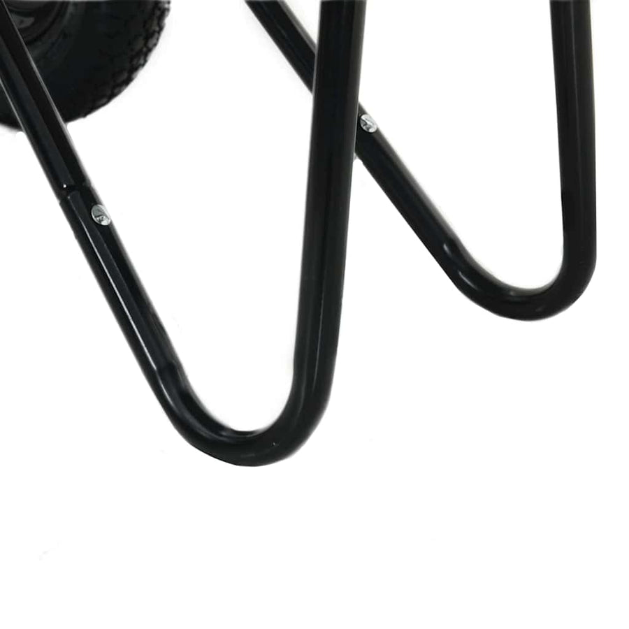 Kruiwagen Zilver en Zwart 137 x 60 x 65,5 cm Staal