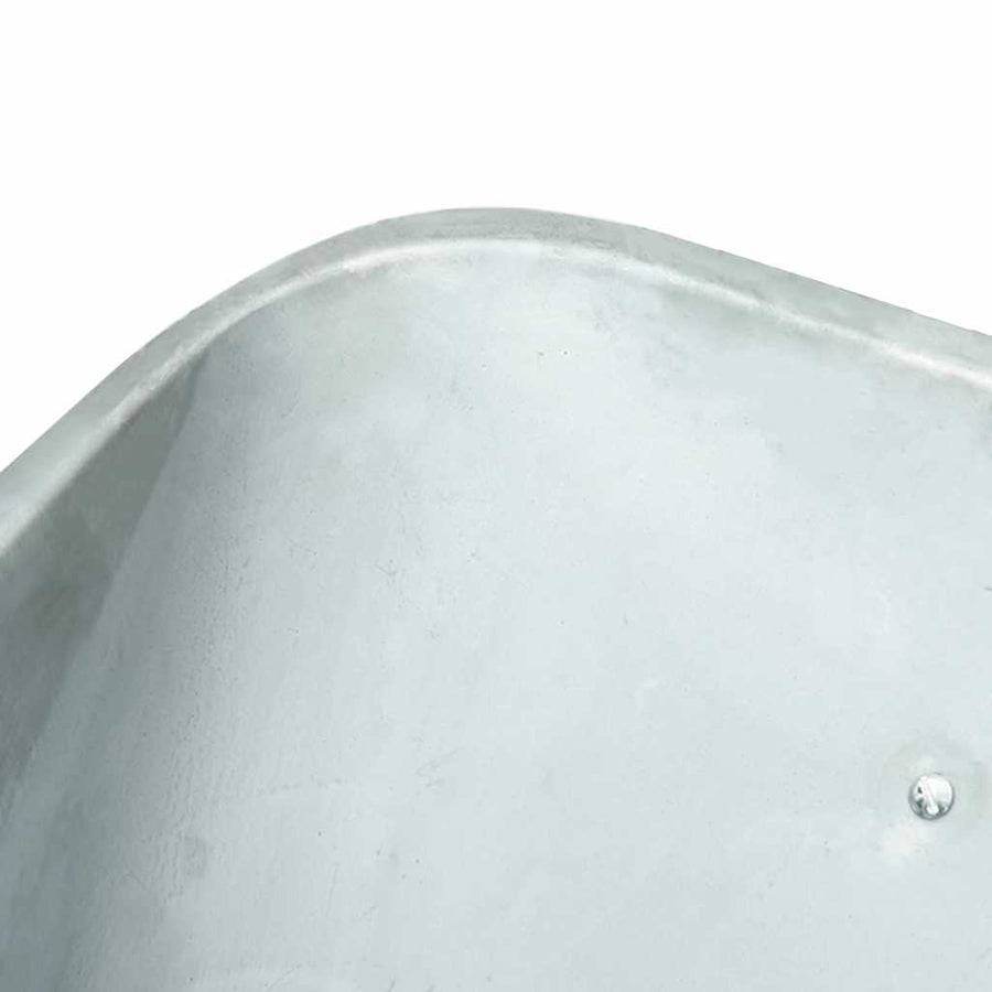 Kruiwagen Zilver en Zwart 141 x 60 x 57 cm Staal