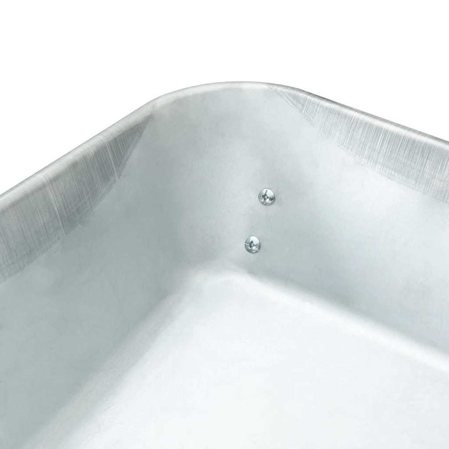 Kruiwagen Zilver en Zwart 124 x 73 x 65 cm Staal