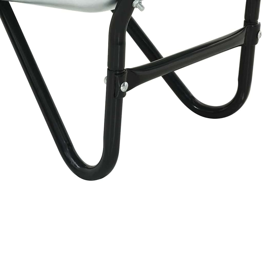 Kruiwagen Zilver en Zwart 133 x 62,5 x 58 cm Staal