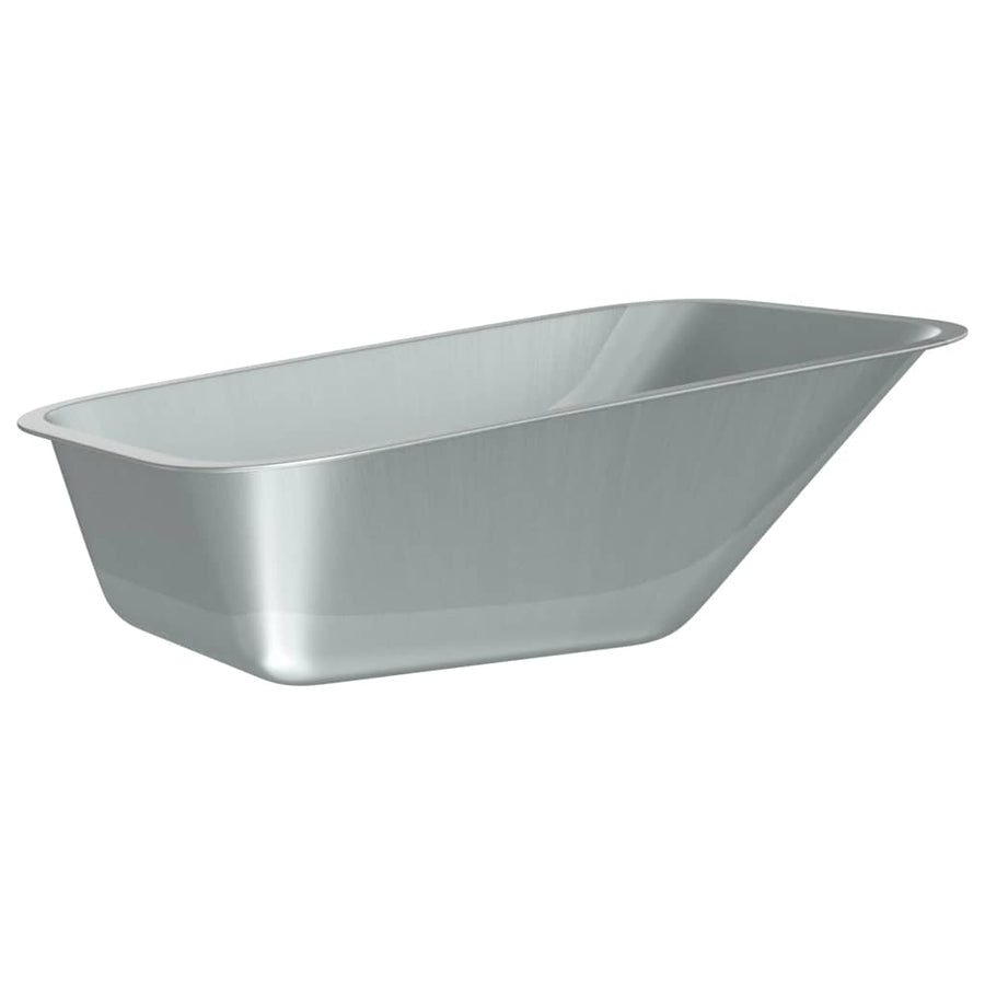 Vervanging voor kruiwagenlade Zilver 88 x 60 x 32 cm Staal