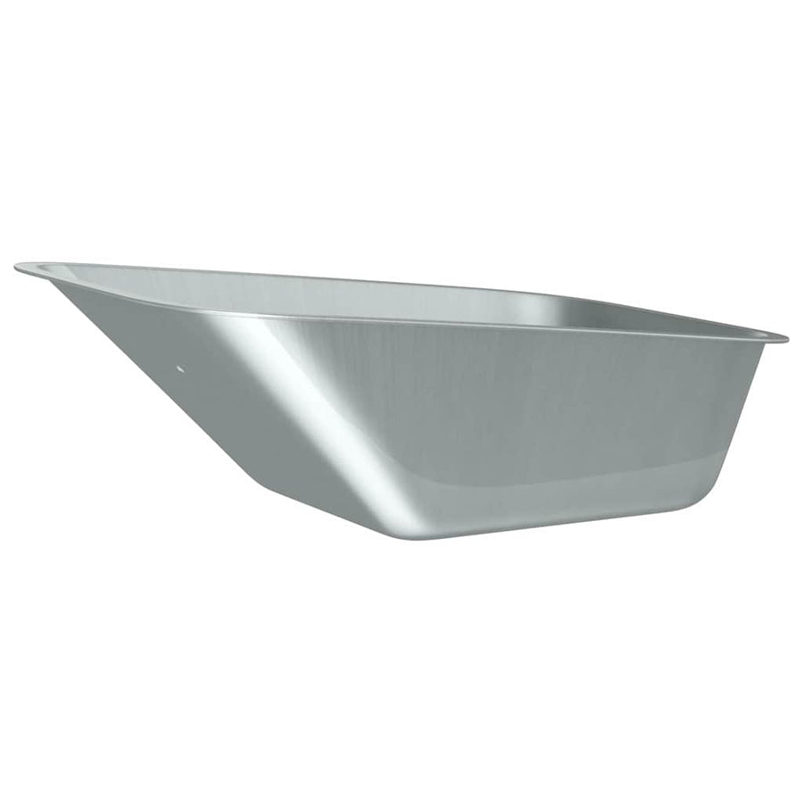 Vervanging voor kruiwagenlade Zilver 88 x 60 x 32 cm Staal