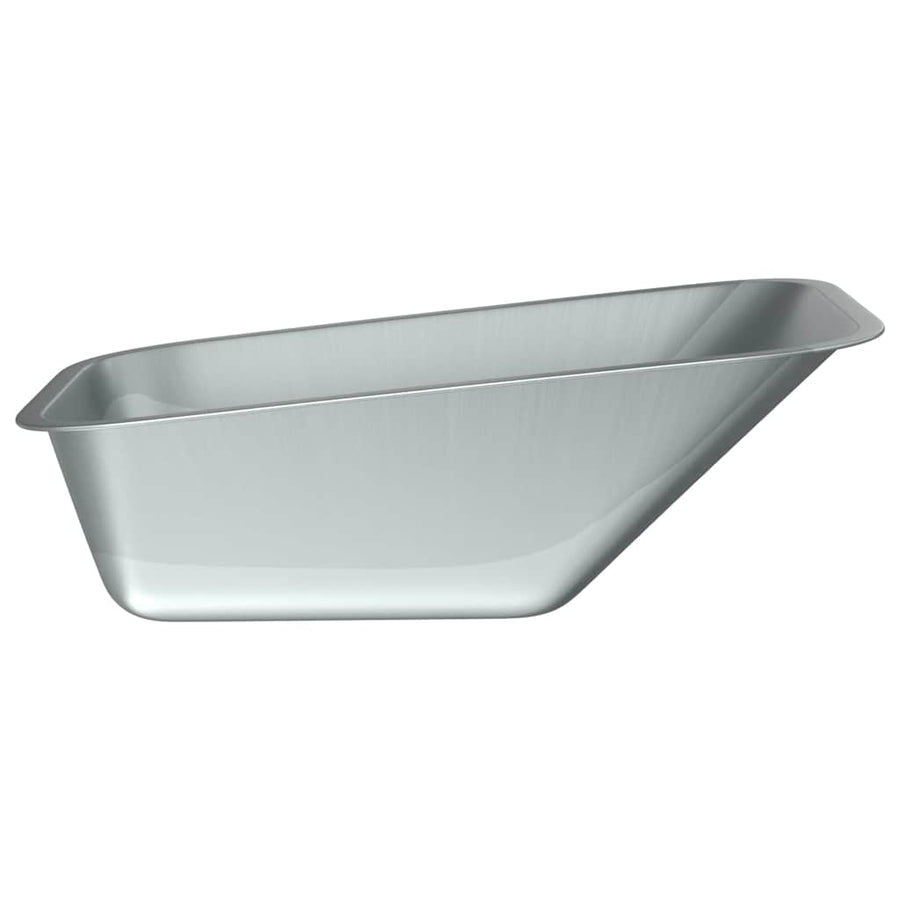 Vervanging voor kruiwagenlade Zilver 88 x 60 x 32 cm Staal