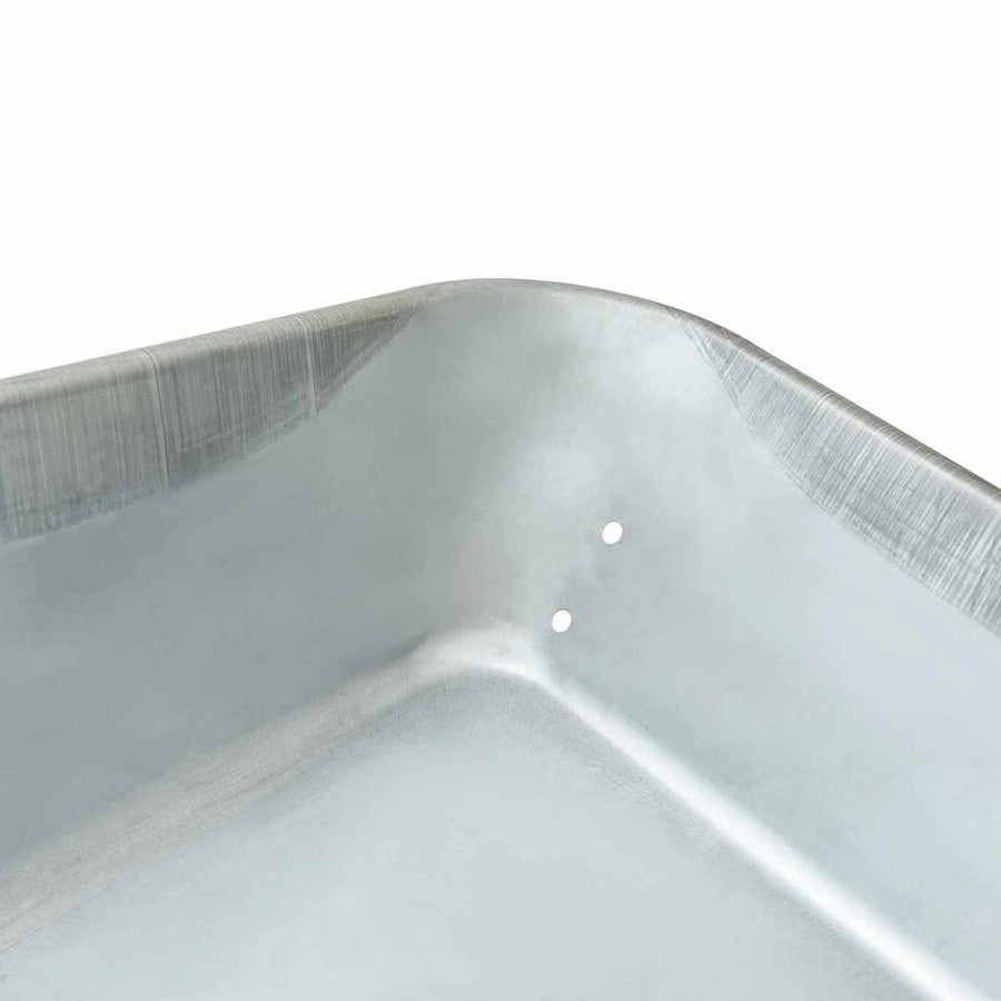 Vervanging voor kruiwagenlade Zilver 90 x 63 x 28 cm Staal