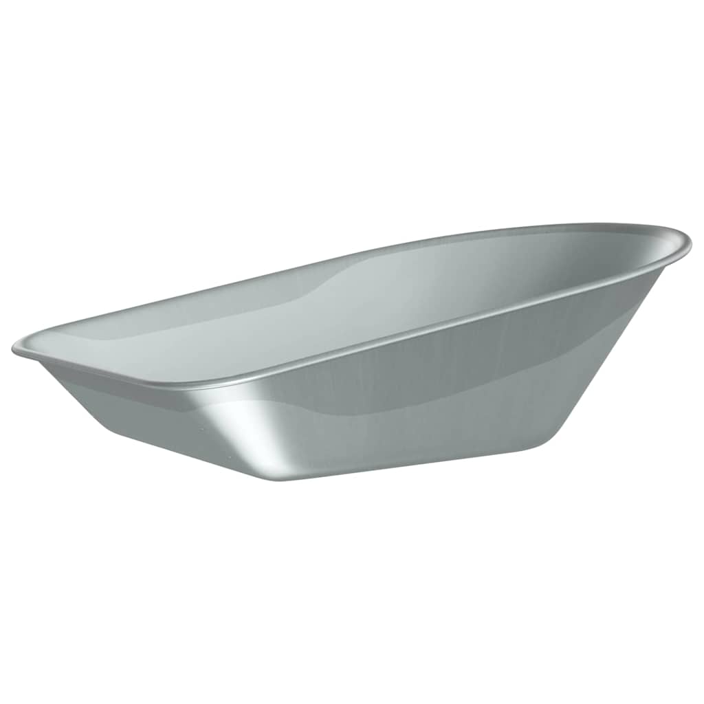 Vervanging voor kruiwagenlade Zilver 90 x 63 x 28 cm Staal