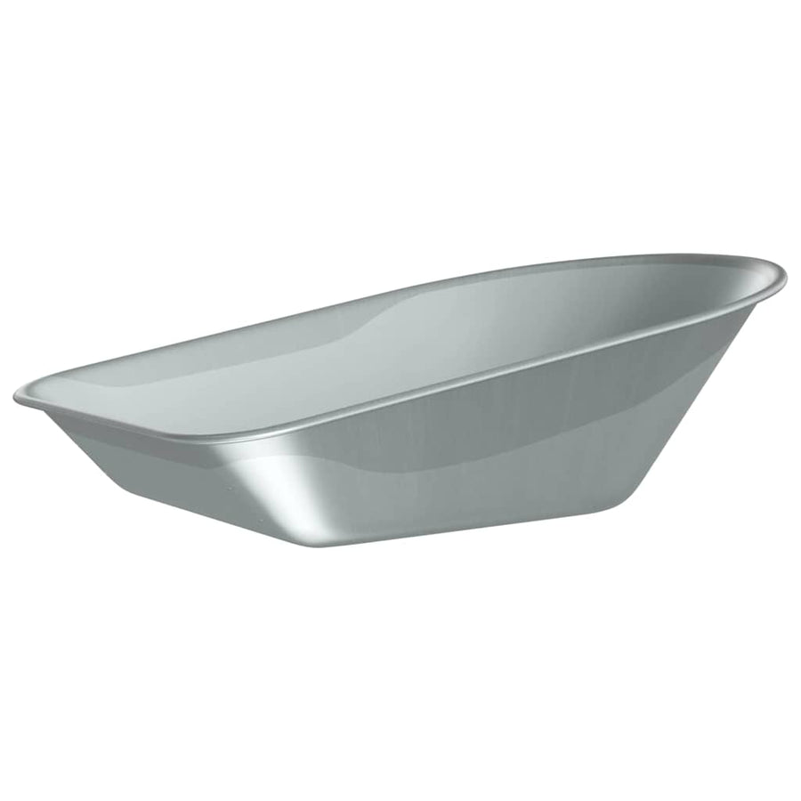 Vervanging voor kruiwagenlade Zilver 90 x 63 x 28 cm Staal