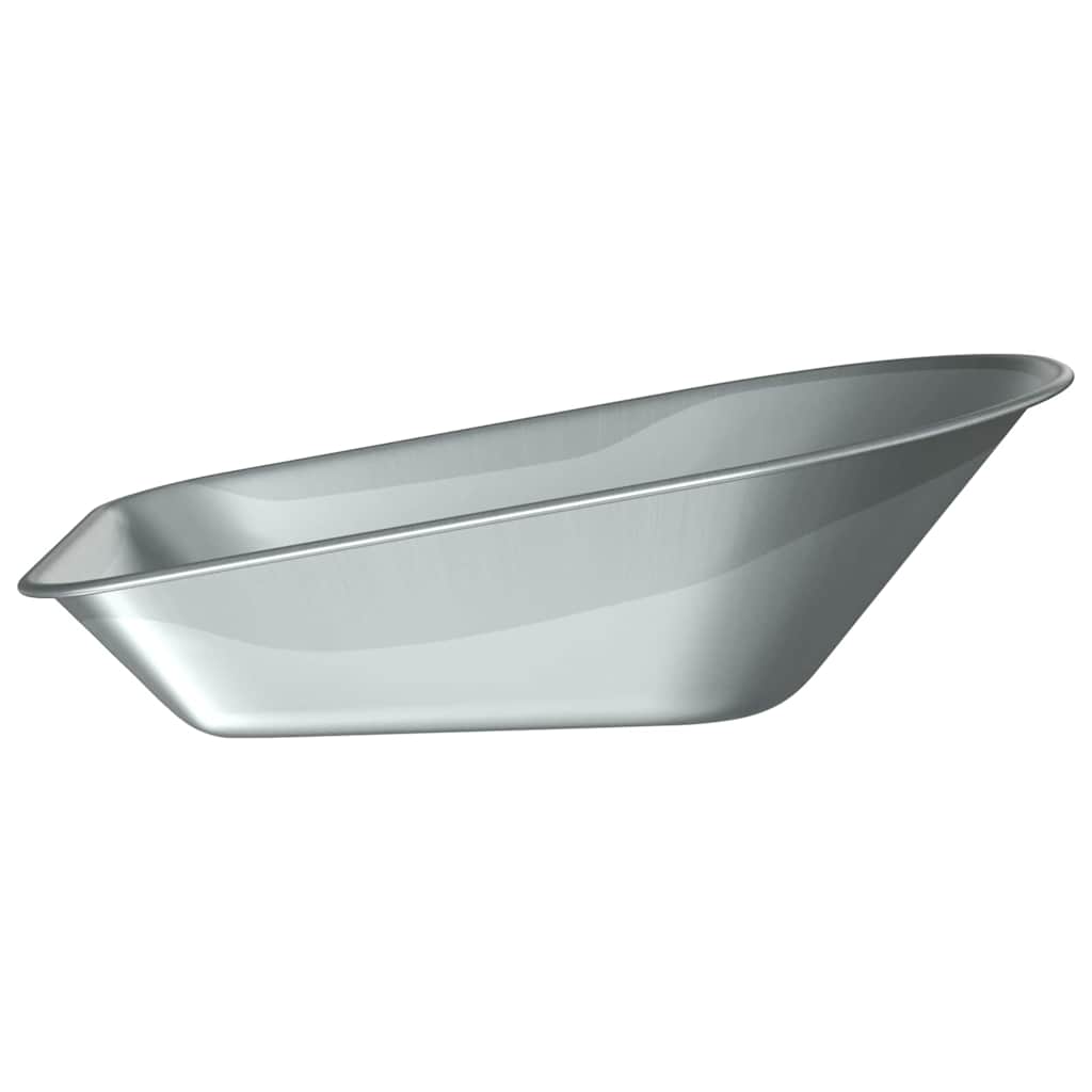 Vervanging voor kruiwagenlade Zilver 90 x 63 x 28 cm Staal