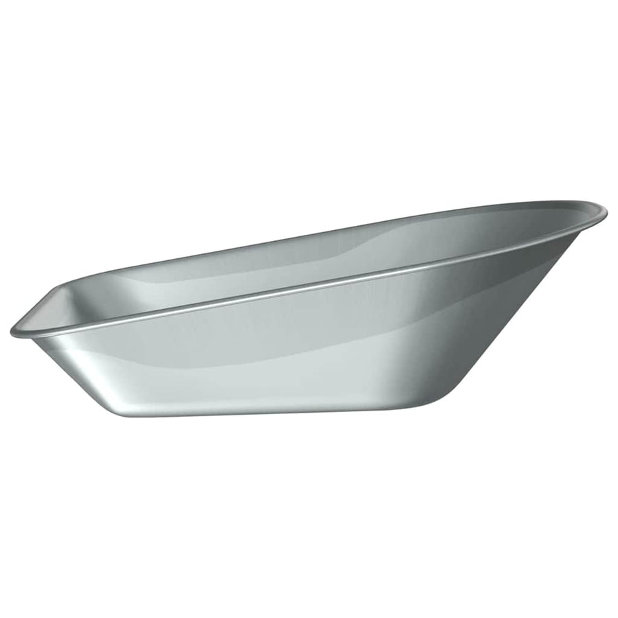Vervanging voor kruiwagenlade Zilver 90 x 63 x 28 cm Staal