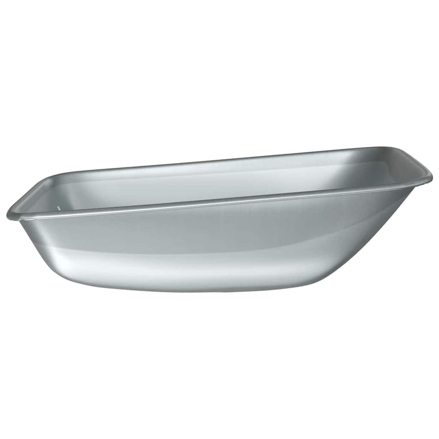 Vervanging voor kruiwagenlade Zilver 80 x 60 x 25 cm Staal
