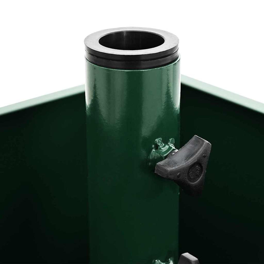 Parasolvoet 45 X 45 X 45 Cm Staal Groen