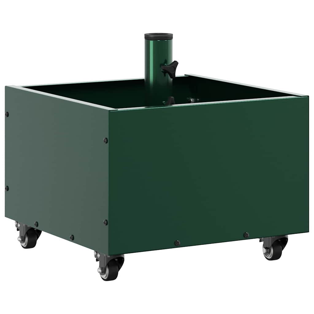 Parasolvoet 45 X 45 X 45 Cm Staal Groen