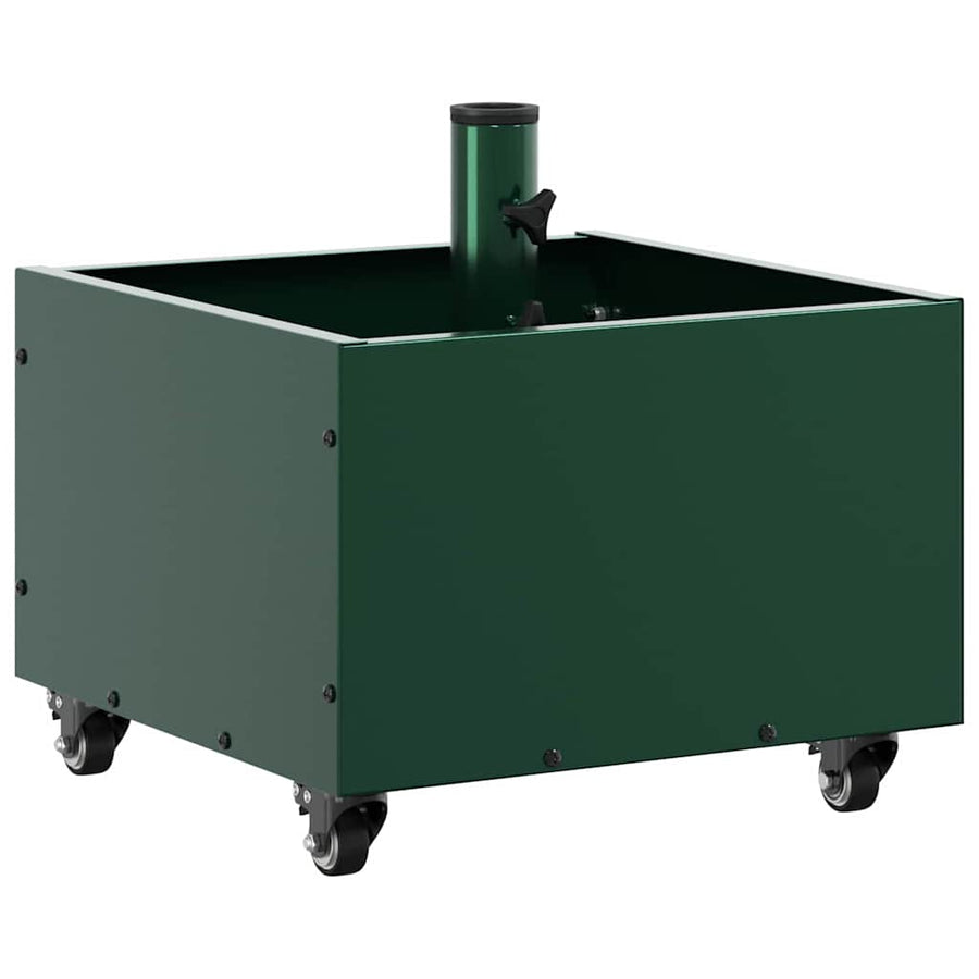 Parasolvoet 45 X 45 X 45 Cm Staal Groen